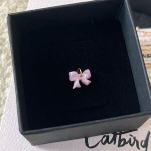 RARE Catbird Pink Bow Charm